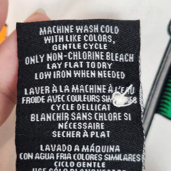 NWT Mad Engine Irish Flag St. Patrick's Button Down Short Sleeve Men's Shirt M - Picture 6 of 8